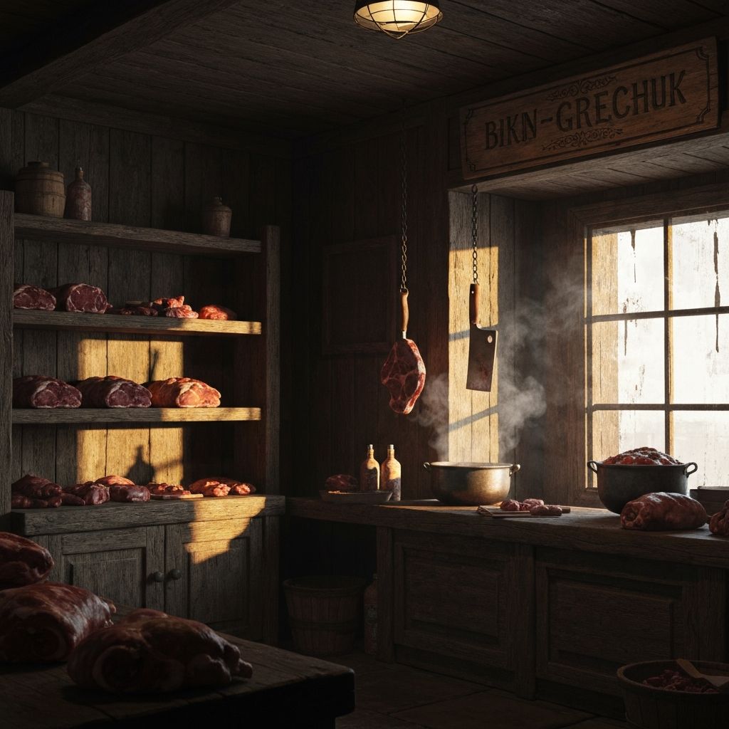 Interior măcelărie